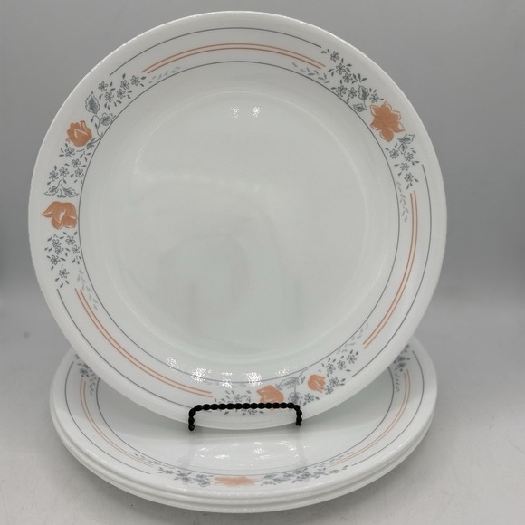 Corelle Other - Set of 4 Vintage Corelle Apricot Grove Dinner Plates 10 1/4" Corningware USA